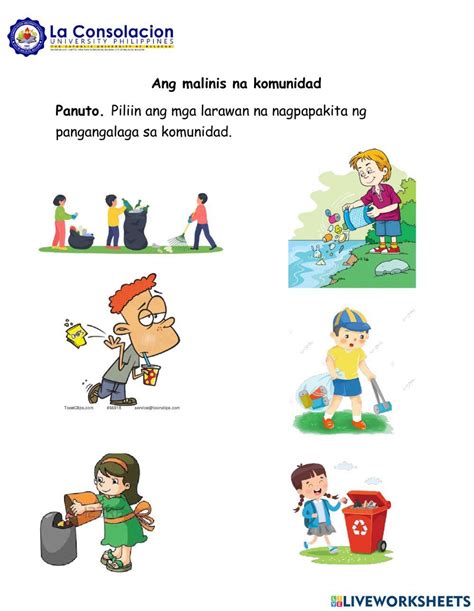 malinis na komunidad easy drawing|PAGPAPANATILI NG MALINIS AT LIGTAS NA .